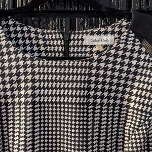 Houndstooth Calvin Klein Shift dress